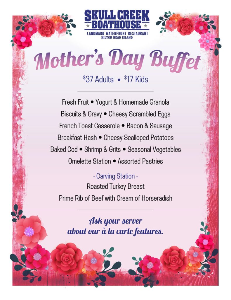 Mother's Day Dining on Hilton Head