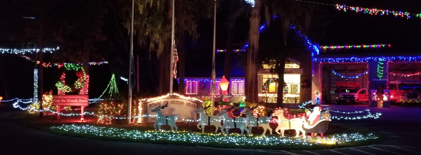 lights on Hilton Head Island everything from 'Dove Street' to park