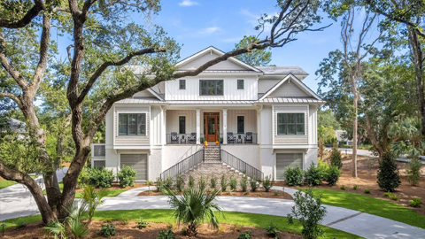 2 Midstream. a large white house with steps