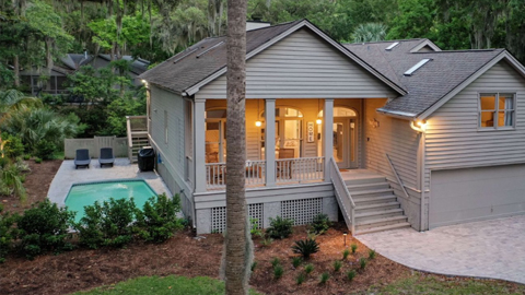 51 Forest Drive. a gray house
