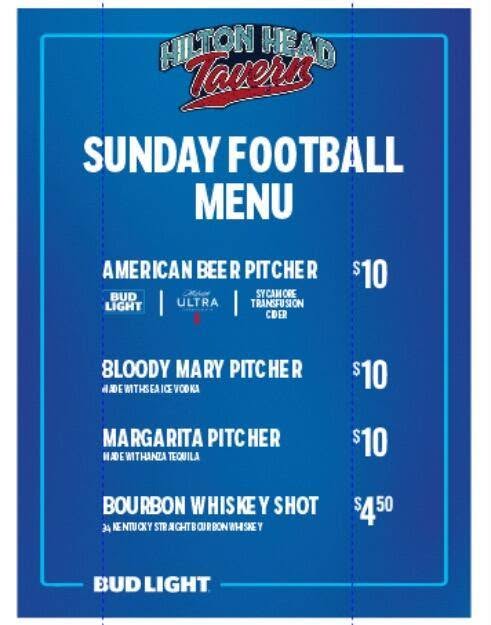 Where to Watch Your Favorite Pro and College Football Teams on Hilton Head