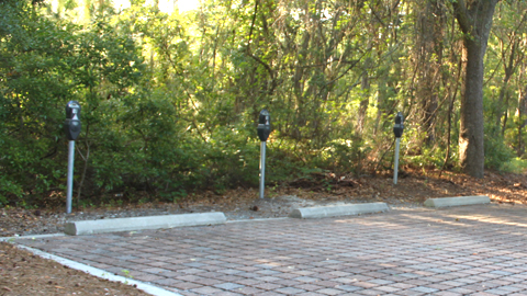 Free Beach Parking After the Summer Season! a parking lot