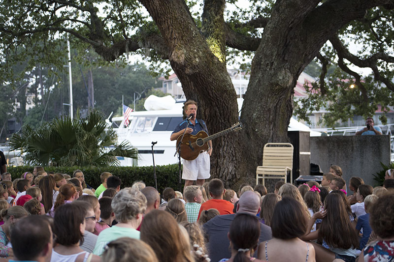 Harbour Town's Legendary Liberty. Gregg Russell Concert Under the Liberty Oak