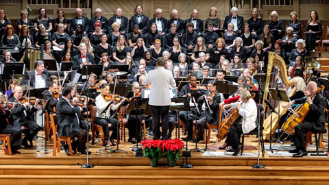 Hilton Head Symphony Orchestra Makes Sweet Music. a large orchestra