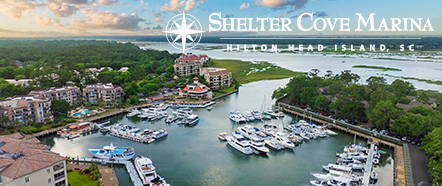 Shelter Cove Harbour – Watersports. an aerial view of a marina. SCHM-Harbour_Top