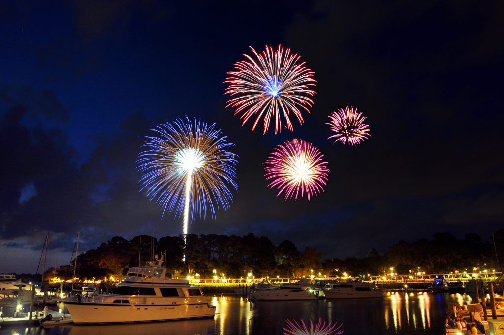 Watch the Fourth of July Fireworks from the Water