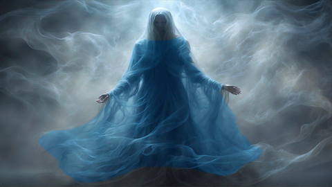 The Ghost of Hilton Head. A ghost like figure