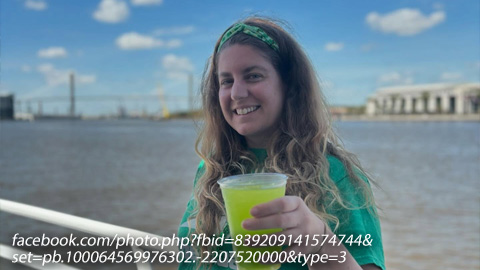 Take a Boat Cruise to Savannah for St. Patrick's. a woman on a boat wearing a green shirt
